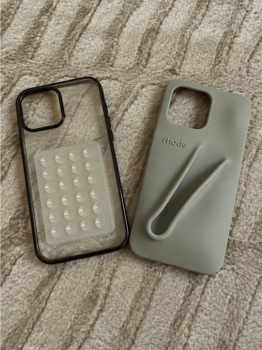 rhode Silicone iPhone Case + Octobuddy IPhone case. iPhone 15 Pro Max.